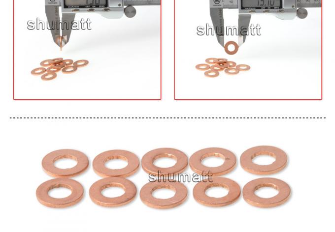 OEM new Injector Heat Schield Gasket Copper Washer Shim F00VC17503 for 0445110020/028/029 injector
