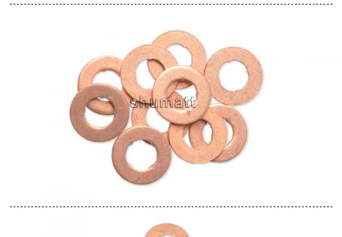 OEM new Injector Heat Schield Gasket Copper Washer Shim F00VC17503 for 0445110020/028/029 injector