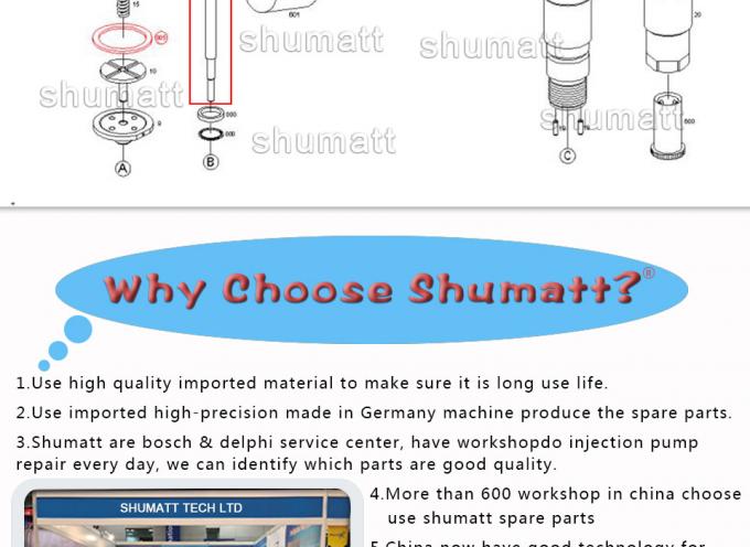 Genuine Shumatt  Injector Control Valve Set F00VC01305 for 0445110082 injector