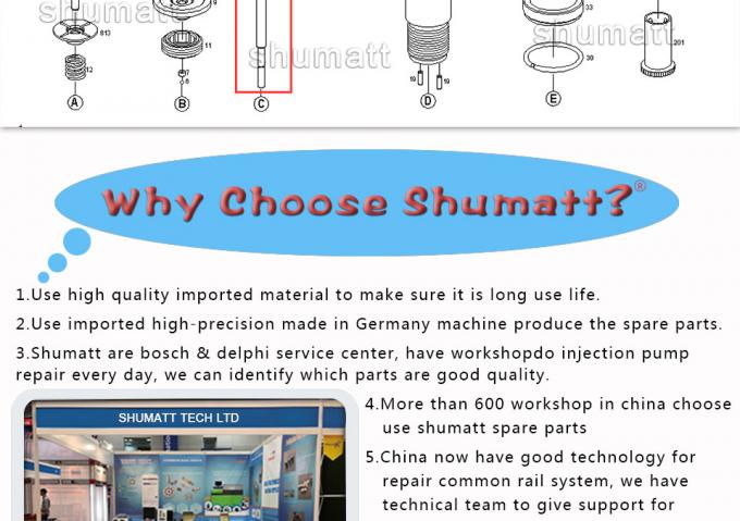 A+ new  Shumatt Injector Control Valve Set F00RJ01428 for 0445120048/049/090 injector
