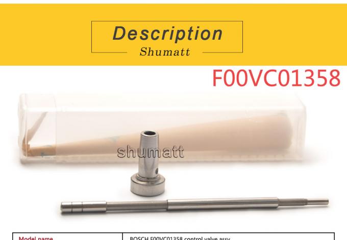 OEM new Bosch Injector Control Valve Set F00VC01358 for 0445110291 BAWFAW Injection Parts