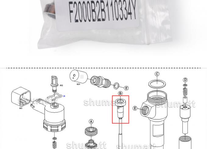 Recon Shumatt Injectpr Control Valve Cap 334 Valve Seat for 0445 110 injector