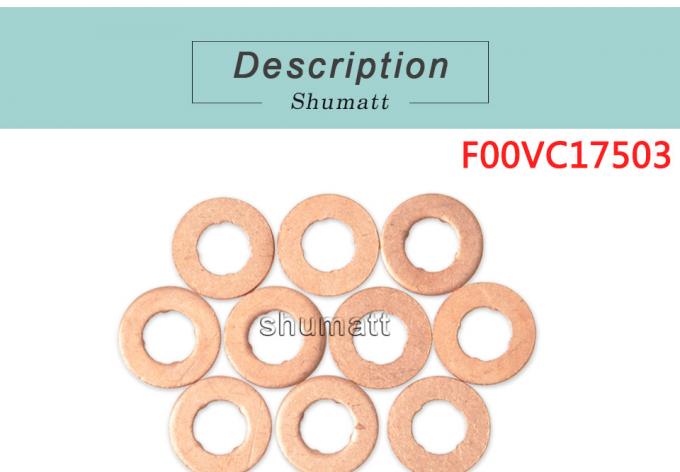 OEM new Injector Heat Schield Gasket Copper Washer Shim F00VC17503 for 0445110020/028/029 injector