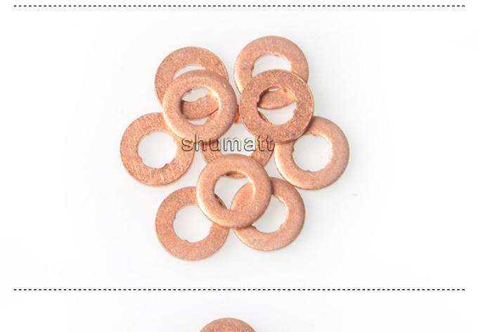 OEM new Shumatt  Injector Heat Schield Gasket Copper Washer Shim F00VC17504 for 0445110002/019/047/048 injector