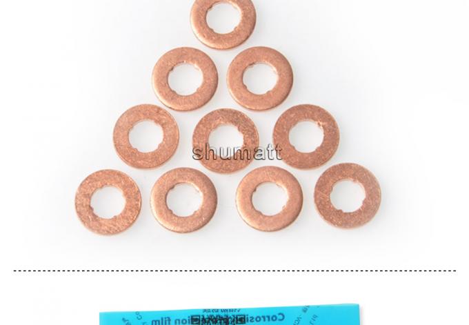 OEM new Shumatt  Injector Heat Schield Gasket Copper Washer Shim F00VC17504 for 0445110002/019/047/048 injector
