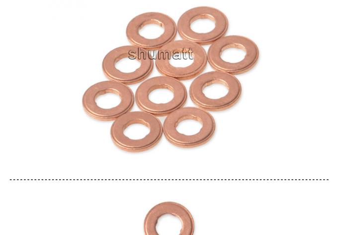 OEM new Shumatt Injector Heat Schield Gasket Copper Washer Shim F00VC17505 for 0445120027/042/078/081/082 injector