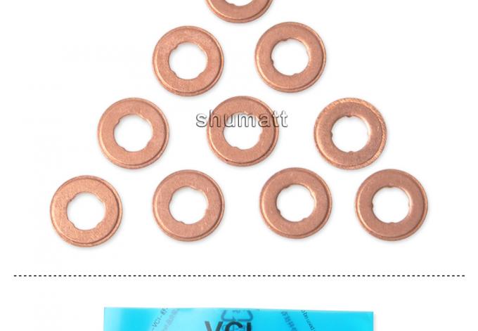 OEM new Shumatt  Injector Heat Schield Gasket Copper Washer Shim F00VC17505 for 0445120027/042/078/081/082  injector