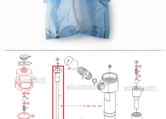 A+ new Shumatt Injector Control Valve Set F00VC01328 for 0445 110 137/140/263 injector