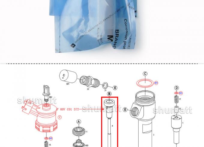 A+ new Shumatt Injector Control Valve Set F00VC01372 for 0445 110 340/488/489/739 injector