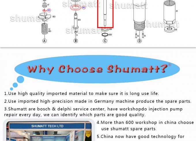 A+ new Shumatt Injector Control Valve Set F00VC01372 for 0445 110 340/488/489/739 injector